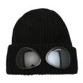 Boys Black Goggle Beanie Hat 95375 by C.P. Company Undersixteen from Hurleys
