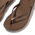 FitFlops Sandals Womens Bronze Iqushion Flip Flops