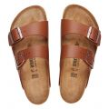 Birkenstock Sandals Womens Ginger Brown Arizona Leather Sandals