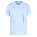 Armani Exchange T Shirt Mens Light Blue Milano Edition S/s T Shirt