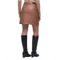 Barbour International Skirt Womens Caramel Napier PU Skirt