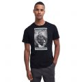Barbour International T Shirt Mens Black Mount SMQ S/s T Shirt