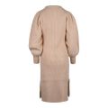 French Connection Dress Womens Oatmeal Kessy Puff Sleeve Dress