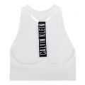 Calvin Klein Tank Top Womens Classic White Back Logo Strap Tank Top