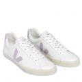 Womens	Extra White/Parme Esplar Logo Trainers 137746 by Veja from Hurleys