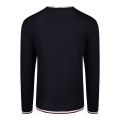 Paul And Shark Jumper Mens Navy  Iconic Badge Wool Crew Knit