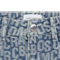 Marc Jacobs Denim Skirt Girls Blue Logo Denim Skirt