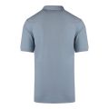 PS Paul Smith Polo Mens Greyish Blue Zebra Badge Reg Fit S/s | Hurleys