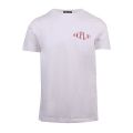 Replay T Shirt Mens White Back Print S/s | Hurleys