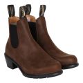 Womens Antique Brown 1673 Heeled Chelsea Boots 131104 by Blundstone from Hurleys
