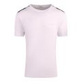 Moschino T Shirt Mens White Tape Shoulder S/s T Shirt