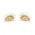 Olivia Burton Womens Gold Celestial Sun Earrings