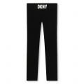 DKNY Leggings Girls Black Core Branded Leggings
