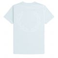 Fred Perry T Shirt Boys Light Ice Flocked Back Laurel S/s T