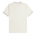 Mens Ecru/ Oat Twin Tipped S/s T Shirt 137488 by Fred Perry from Hurleys