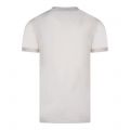 Fred Perry T Shirt Mens Ecru Striped Cuff S/s T Shirt