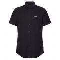 Barbour International Shirt Mens Black Kinetic S/s Shirt