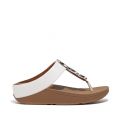 FitFlop Sandals Womens Urban White Halo Bead Circle Toe-Post