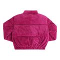 Girls Fuchsia Velour Puffer Festival Jacket 128588 by Juicy Couture from Hurleys