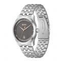 BOSS Watch Mens Silver/Grey Principle Bracelet Watch