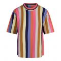 PS Paul Smith Top Womens Multi Colour Knitted Stripe Top 