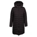 Womens Black Spoutnic 2 Soft Hooded Coat 95943 by Pyrenex from Hurleys