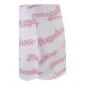 Moschino Sweat Shorts Womens White/Pink Neon Logo Sweats Shorts