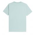 Mens Silver Blue/Dark Caramel Plain S/s T Shirt 137491 by Fred Perry from Hurleys