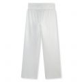 Girls Light Grey Ribbed Trousers 134567 by DKNY from Hurleys