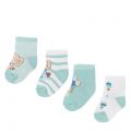Mayoral Socks Set Baby Boys Jade Green 4 Pack Socks Set