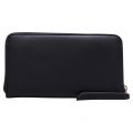 Womens Black Gold Logo Zip Around Purse 104780 by Versace Jeans Couture from Hurleys