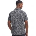 Mens Navy Mitchel Printed S/s Shirt 138041 by Barbour International from Hurleys