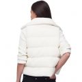 Barbour International Gilet Womens Optic White Maguire Teddy Quilt Gilet