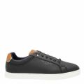 Mens Black Thwally Soft Leather Trainers 50284 by Ted Baker from Hurleys