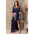 Womens Navy The Gisela Maxi Dress 136638 by Hope & Ivy from Hurleys