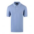 Mens Blue Zebra Badge Reg Fit S/s Polo 137709 by PS Paul Smith from Hurleys