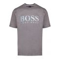Casual Mens Light Grey Teecher 4 S/s T Shirt 44902 by BOSS from Hurleys