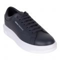 Armani Exchange Trainers Mens Black Branded Cupsole Trainers