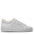 Mens White Leather Venice Woven Emboss Trainers 133196 by Android Homme from Hurleys