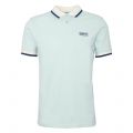 Barbour International Polo Shirt Mens Green Fig Francis Tipped S/s Polo Shirt 