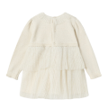 Mayoral Dress Infant Bone Glitter Tulle Skirt Dress