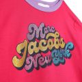 Marc Jacobs T Shirt Girls Fuschia Retro Logo Short Sleeve T Shirt