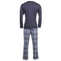 Mens Smoke Tartan Pyjama Set 15093 by Emporio Armani from Hurleys