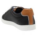 Mens Black Thwally Soft Leather Trainers 50286 by Ted Baker from Hurleys