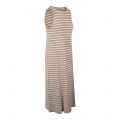 Womens	Beige/Cream Ocean Stripe Midaxi Dress 137608 by Pretty Lavish from Hurleys