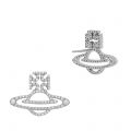 Vivienne Westwood Earrings Womens Silver/White CZ Trudy Earrings 