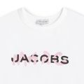 Marc Jacobs T Shirt Girls White Graffiti Logo S/s T Shirt