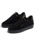 Android Homme Trainers Mens Black Caiman Croc Zuma Suede Trainers