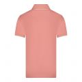 Belstaff Polo Shirt Mens Rust Pink Branded Tipped S/s Polo