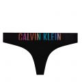 Womens Black/Ombre Intense Power Pride Thong 137393 by Calvin Klein from Hurleys